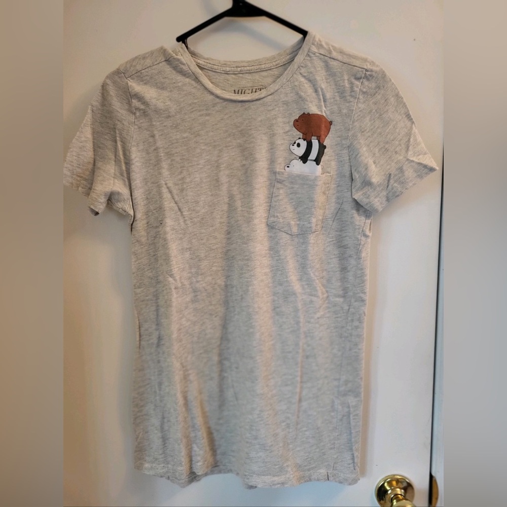 We Bare Bears pocket tee